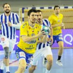 09.02.2021 Kielce. Mecz: Łomża Vive Kielce - FC Porto / Wiktor Taszłow / Radio Kielce