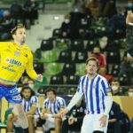 09.02.2021 Kielce. Mecz: Łomża Vive Kielce - FC Porto / Wiktor Taszłow / Radio Kielce