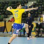 09.02.2021 Kielce. Mecz: Łomża Vive Kielce - FC Porto / Wiktor Taszłow / Radio Kielce