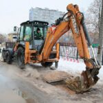 09.02.2021. Kielce. Awaria wodociągu przy ulicy Artwińskiego / Wiktor Taszłow / Radio Kielce