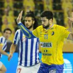 09.02.2021 Kielce. Mecz: Łomża Vive Kielce - FC Porto / Wiktor Taszłow / Radio Kielce