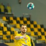 09.02.2021 Kielce. Mecz: Łomża Vive Kielce - FC Porto / Wiktor Taszłow / Radio Kielce