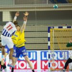 09.02.2021 Kielce. Mecz: Łomża Vive Kielce - FC Porto / Wiktor Taszłow / Radio Kielce