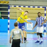 09.02.2021 Kielce. Mecz: Łomża Vive Kielce - FC Porto / Wiktor Taszłow / Radio Kielce