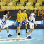 09.02.2021 Kielce. Mecz: Łomża Vive Kielce - FC Porto / Wiktor Taszłow / Radio Kielce