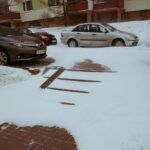 08.02.2021. Kielce. Trudne warunki na drogach / Wiktor Taszłow / Radio Kielce