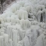 11.02.2021. Kielce. Lodospad na Kadzielni / Wiktor Taszłow / Radio Kielce