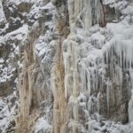 11.02.2021. Kielce. Lodospad na Kadzielni / Wiktor Taszłow / Radio Kielce