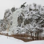 11.02.2021. Kielce. Lodospad na Kadzielni / Wiktor Taszłow / Radio Kielce