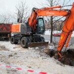 11.02.2021.Kielce. Awaria wodociągu na osiedlu Słoneczne Wzgórze / Wiktor Taszłow / Radio Kielce