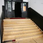 12.02.2021. Kielce. Początek prac remontowych w Teatrze im. Stefana Żeromskiego / Wiktor Taszłow / Radio Kielce