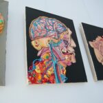 12.02.2021. Kielce. Wystawa „Dwanaście kalendarzy, dwunastu artystów 2010-2021” w BWA / Wiktor Taszłow / Radio Kielce