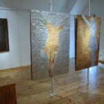 12.02.2021. Kielce. Wystawa prac Joanny Trzcińska pod tytułem "Powtórzmy czas początku" / Wiktor Taszłow / Radio Kielce