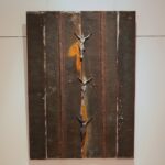 12.02.2021. Kielce. Wystawa prac Joanny Trzcińska pod tytułem "Powtórzmy czas początku" / Wiktor Taszłow / Radio Kielce