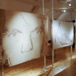 12.02.2021. Kielce. Wystawa prac Joanny Trzcińska pod tytułem "Powtórzmy czas początku" / Wiktor Taszłow / Radio Kielce