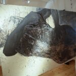 12.02.2021. Kielce. Wystawa prac Joanny Trzcińska pod tytułem "Powtórzmy czas początku" / Wiktor Taszłow / Radio Kielce