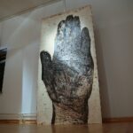 12.02.2021. Kielce. Wystawa prac Joanny Trzcińska pod tytułem "Powtórzmy czas początku" / Wiktor Taszłow / Radio Kielce