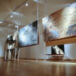 12.02.2021. Kielce. Wystawa prac Joanny Trzcińska pod tytułem "Powtórzmy czas początku" / Wiktor Taszłow / Radio Kielce