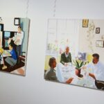 12.02.2021. Kielce. Wystawa „Dwanaście kalendarzy, dwunastu artystów 2010-2021” w BWA / Wiktor Taszłow / Radio Kielce