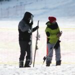 12.02.2021. Kielce. Stoki narciarskie. Stadion / Wiktor Taszłow / Radio Kielce