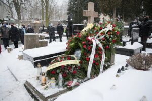 13.02.2021. Kielce. Pogrzeb Antoniego Pawłowskiego / Wiktor Taszłow / Radio Kielce