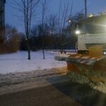 09.02.2021 Kielce. Zima na drogach. Ulica Jesionowa / Robert Felczak / Radio Kielce