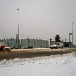 09.02.2021 Kielce. Zima na drogach. Ulica Łódzka / Robert Felczak / Radio Kielce