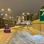 09.02.2021 Kielce. Zima na drogach. Ulica 1 Maja / Robert Felczak / Radio Kielce