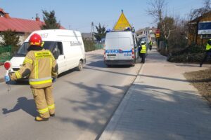 27.03.2021. Bełżyce. Wypadek z udziałem europosła Dominika Tarczyńskiego / lublin112.pl