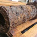 12.03.2021 Pińczów. Lufa od sowieckiej armaty wz. 27 wraz z zachowanym zamkiem śrubowym / Piotr Młynek / Radio TPI - Gramy dla Was