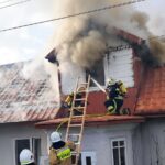 06.03.2021. Cząstków. Pożar domu / OSP Stara Słupia