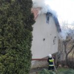 06.03.2021. Cząstków. Pożar domu / OSP Stara Słupia