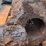 12.03.2021 Pińczów. Lufa od sowieckiej armaty wz. 27 wraz z zachowanym zamkiem śrubowym / Piotr Młynek / Radio TPI - Gramy dla Was