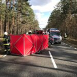 14.03.2021 Przybyszowy. Wypadek na drodze krajowej nr 42 / OSP KSRG Ruda Maleniecka