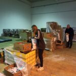 24.03.2021 Kielce. Caritas Diecezji Kieleckiej rozpoczęła wydawanie paczek / Damian Zegadło / Diecezjalne Centrum Wolontariatu