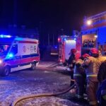 20.03.2021. Skarżysko-Kamienna. Pożar budynku wielorodzinnego / Ochotnicza Straż Pożarna w Skarżysku-Kamiennej / Facebook