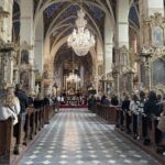 22.03.2021 Sandomierz. Msza za maturzystów w katedrze pod przewodnictwem biskupa Krzysztofa Nitkiewicza / Grażyna Szlęzak-Wójcik / Radio Kielce