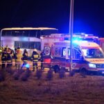 06.03.2021 Kaszyce. Tragiczny wypadek autobusu na autostradzie A4 / PAP/Darek Delmanowicz