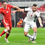 25.03.2021. Budapeszt. Eliminacje MŚ 2022: Węgry - Polska / PAP/Andrzej Lange