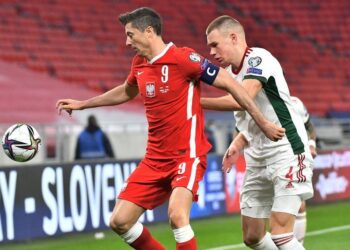 25.03.2021. Budapeszt. Eliminacje MŚ 2022: Węgry - Polska / PAP/Andrzej Lange