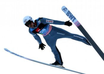 26.03.2021. Planica, Słowenia. Piotr Żyła podczas zawodów Pucharu Świata w skokach narciarskich / Grzegorz Momot / PAP