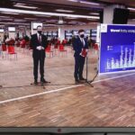 30.03.2021. Warszawa. Konferencja w sprawie szczepień. Na zdjęciu (od lewej): Adam Niedzielski - minister zdrowia, premier Mateusz Morawiecki i Michał Dworczyk - szef KPRM / PAP/Paweł Supernak