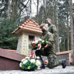 24.03.2021. Wykus. Uroczystości 45. rocznicy śmierci Eugeniusza Gedymina Kaszyńskiego, pseudonim „Nurt” / Daniel Woś / 10. Świętokrzyska Brygada WOT