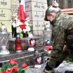 24.03.2021. Wykus. Uroczystości 45. rocznicy śmierci Eugeniusza Gedymina Kaszyńskiego, pseudonim „Nurt” / Daniel Woś / 10. Świętokrzyska Brygada WOT