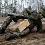 26.03.2021 Nowa Dęba. „Pętla taktyczna” świętokrzyskich terytorialsów / ppor. OT Daniel Woś / ŚBOT