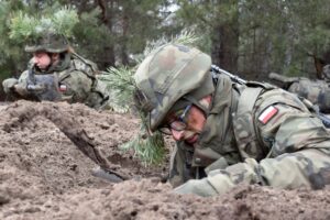 26.03.2021 Nowa Dęba. „Pętla taktyczna” świętokrzyskich terytorialsów / ppor. OT Daniel Woś / ŚBOT