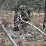 26.03.2021 Nowa Dęba. „Pętla taktyczna” świętokrzyskich terytorialsów / ppor. OT Daniel Woś / ŚBOT