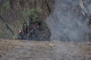 26.03.2021 Nowa Dęba. „Pętla taktyczna” świętokrzyskich terytorialsów / ppor. OT Daniel Woś / ŚBOT