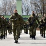 28.03.2021 Kielce. Przysięga żołnierzy WOT / ppor. OT Daniel Woś / 10. ŚBOT