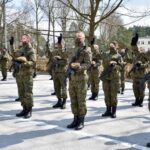 28.03.2021 Kielce. Przysięga żołnierzy WOT / ppor. OT Daniel Woś / 10. ŚBOT